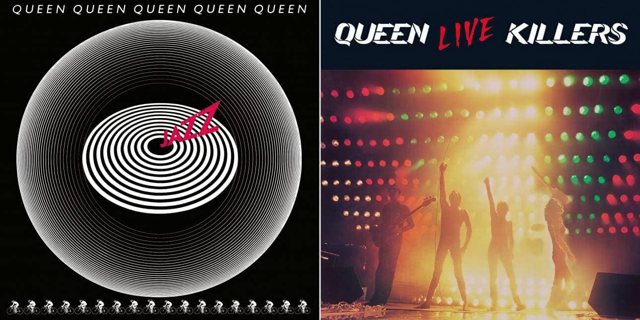 The first two albums produced by Queen in Montreux "Jazz" and "Live Killers". 