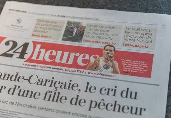 Newspaper article 24Heures